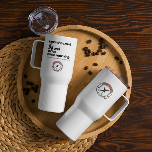 JP8 & Coffee DUSTOFF Association Travel mug